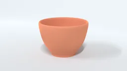 Realistic terracotta 3D flower pot, low poly design, quad mesh structure, perfect for CG visualization, compatible with Blender.