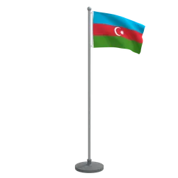 Animated Flag of Azerbaijan