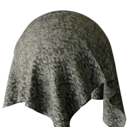 Ornamental Grey Chenille