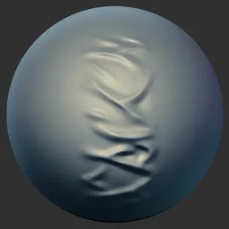 ER_Fabric Brush Wavy Wrinkles