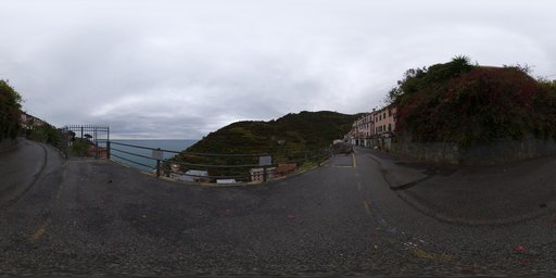 Cloudy Cliffside Road