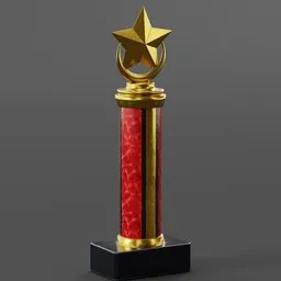 Single Column Trophy