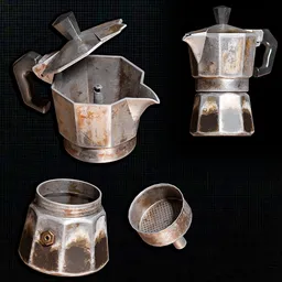 Old Rusty Moka Pot