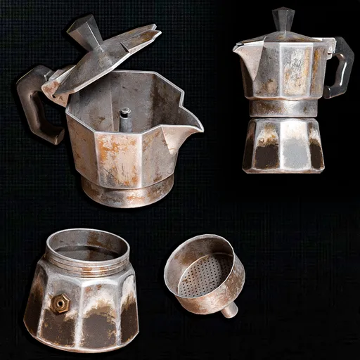 Old Rusty Moka Pot