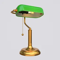 Green Table Lamp