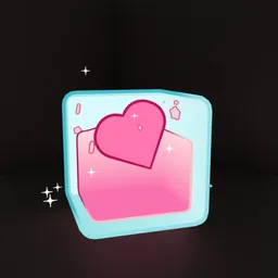 Crystal Heart Container