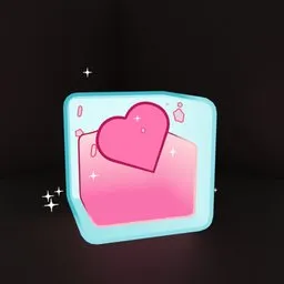 Crystal Heart Container