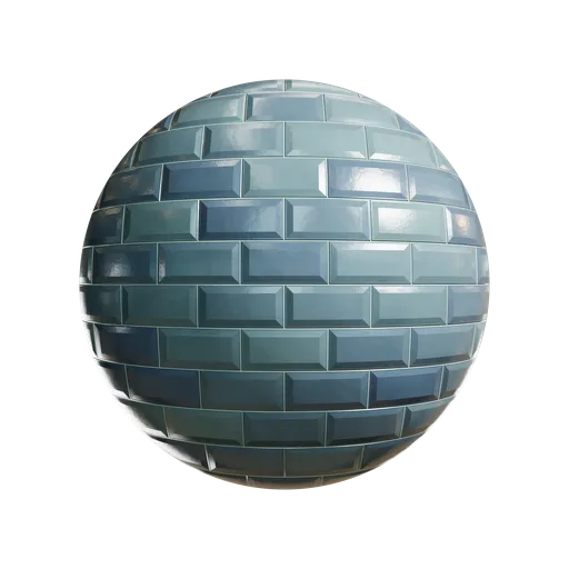Blue Tile Wall