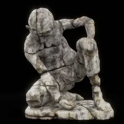 statue of Marble_Player_dmg