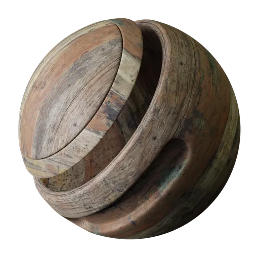 Weathered planks