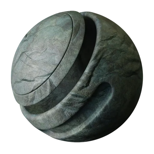 Verdigris Weathered Rock
