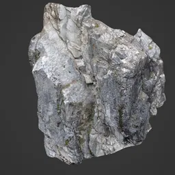 Low Poly Rocky Cliff