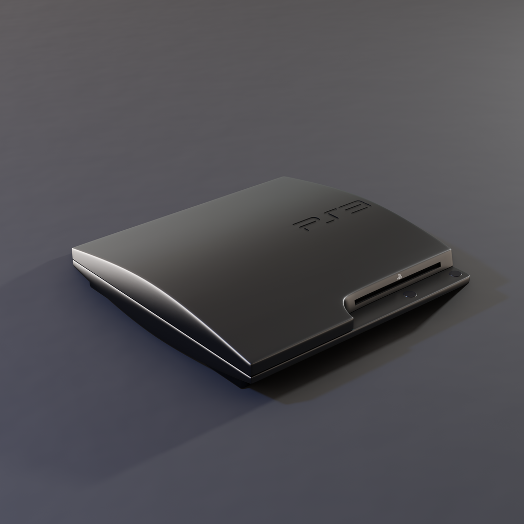 PS3 Slim Console | FREE Game Consoles models | BlenderKit