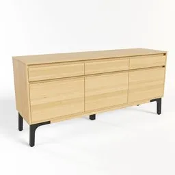 Lakin White Oak Sideboard