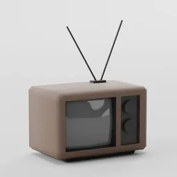 Old Television - LowPoly