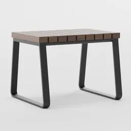 Single Bench without Backrest