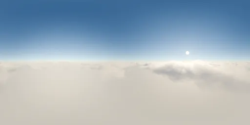 Infinite Cloudy Sky HDRi