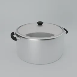 8 Liters Stainless Steel Cooking Pot