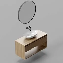 Bathroom Vanitory and mirror