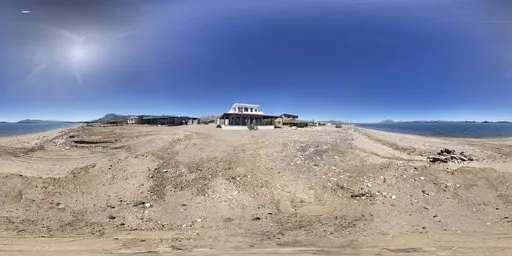 Sea House BlueSky Sunshine