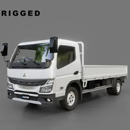 Mitsubishi Fuso Canter Flatbed Truck