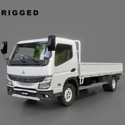 Mitsubishi Fuso Canter Flatbed Truck