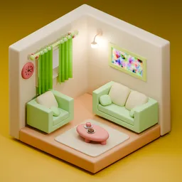 Isometric room