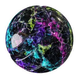 Neon Multicolor Breccia Marble