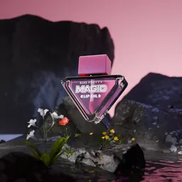 Floral Cosmetic rock environment