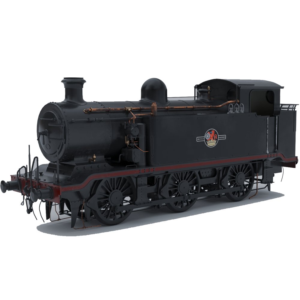 British Rail E2 Series 1 Black | Railed vehicles models | BlenderKit