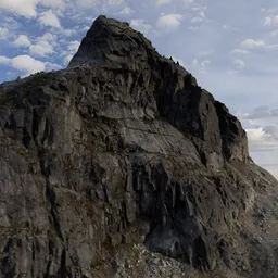 Rocky Mountain Cliff Photoscan