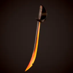 "Lowpoly historic-military Forge Sword 3D model for Blender 3D. Featuring a long blade and golden curve characteristics, inspired by Tawaraya Sōtatsu and Aladár Körösfői-Kriesch. Don't forget to rate this stunning piece of art!"