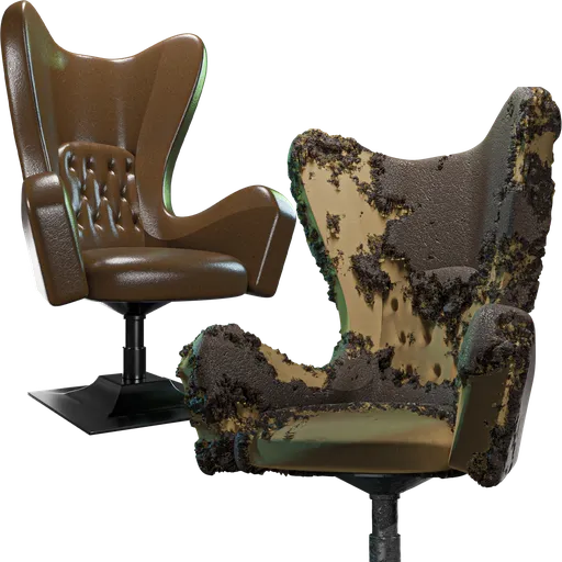 management office leather chair