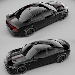 Dodge Charger 2020(Rigged)