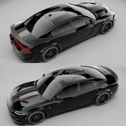 Dodge Charger 2020(Rigged)