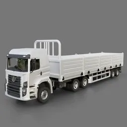 Volkswagen Constellation Flatbed Truck(Rigged)