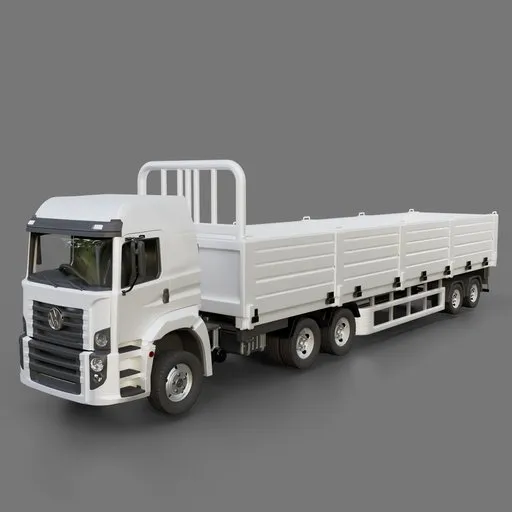 Volkswagen Constellation Flatbed Truck(Rigged)