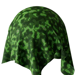 Camo Fabric Green Pixel