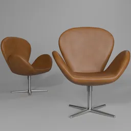 Swan Chair Brown