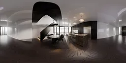 Modern Kitchen and Living interior