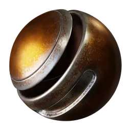 Scratched Orange Metal