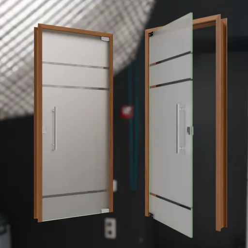 Glass door