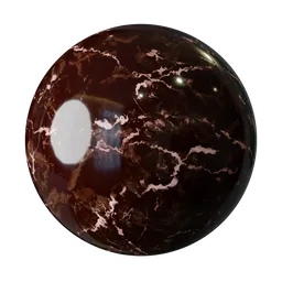 Dark Maroon Marble
