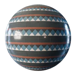 Victorian Mosaic Border Tiles