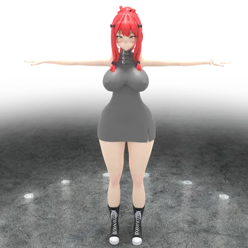 Rigged Character Model - Rayna