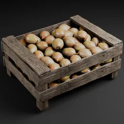 MK-Wooden Veggie & Fruit Crate-023