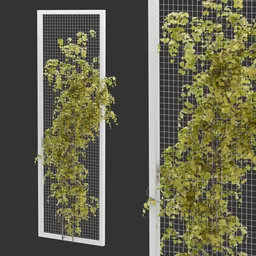 Fence Ivy Autumn Plant AQ