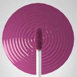 Lipstick brush with swatch wave