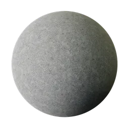 High-resolution PBR texture of worn concrete with embedded pebbles for Blender 3D material creation.