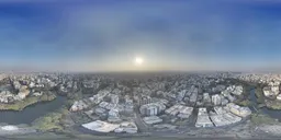 Sunset Over Rural and Urban Expansion